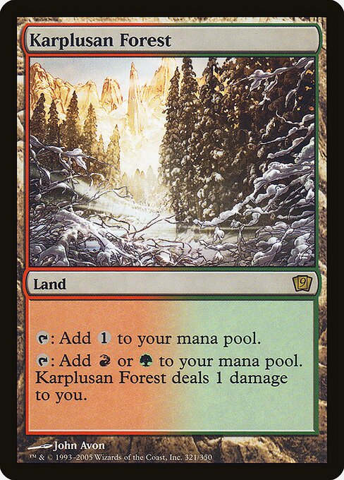 Karplusan Forest (321★) [Ninth Edition]
