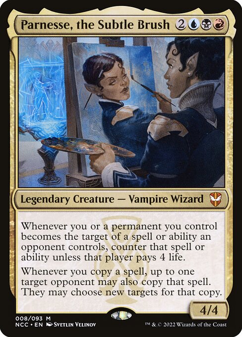 Parnesse, the Subtle Brush (8) [New Capenna Commander]