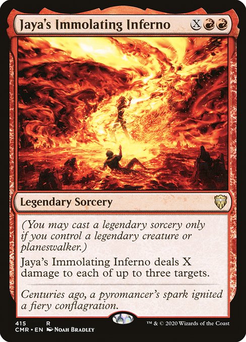 Jaya's Immolating Inferno (415) [Commander Legends]