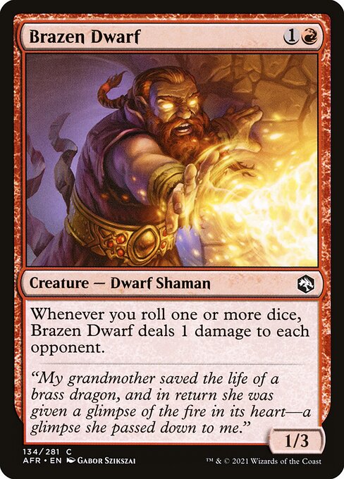 Brazen Dwarf (134) [Adventures in the Forgotten Realms]