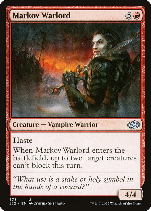 Markov Warlord (573) [Jumpstart 2022]