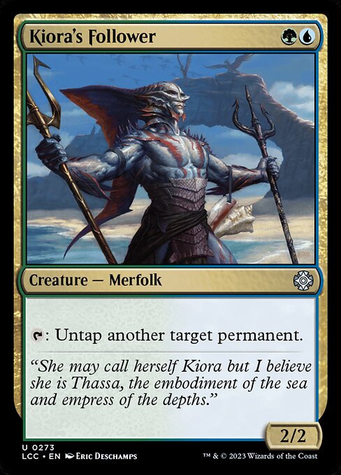 Kiora's Follower (273) [The Lost Caverns of Ixalan Commander]