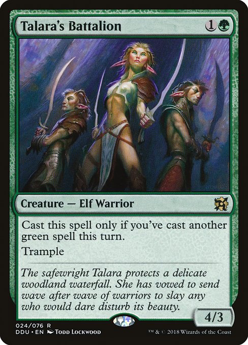 Talara's Battalion (24) [Duel Decks: Elves vs. Inventors]