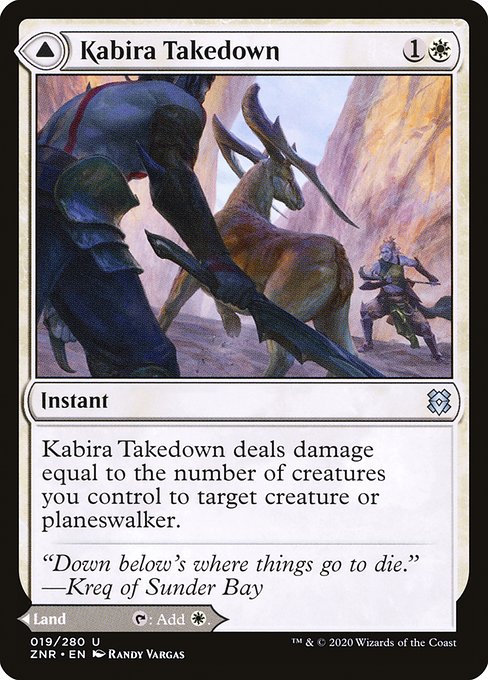 Kabira Takedown // Kabira Plateau (19) [Zendikar Rising]
