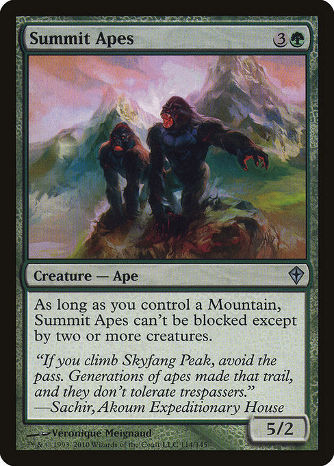 Summit Apes (114) [Worldwake]