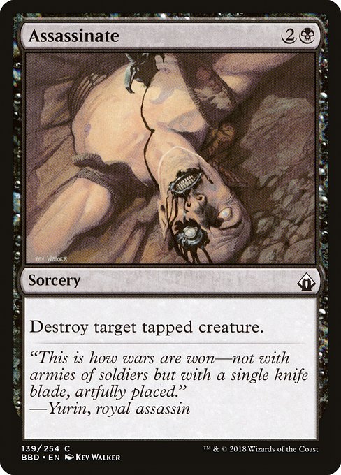 Assassinate (139) [Battlebond]