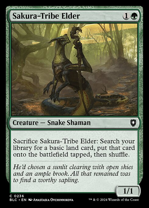 Sakura-Tribe Elder (236) [Bloomburrow Commander]