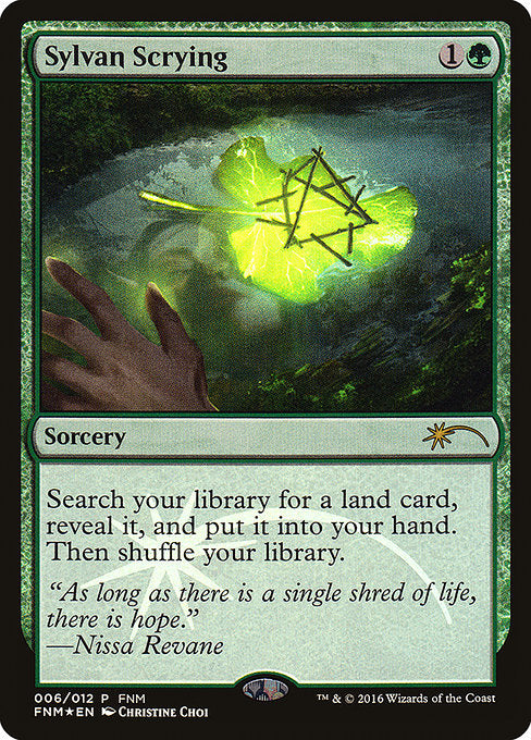 Sylvan Scrying (6) [Friday Night Magic 2016]