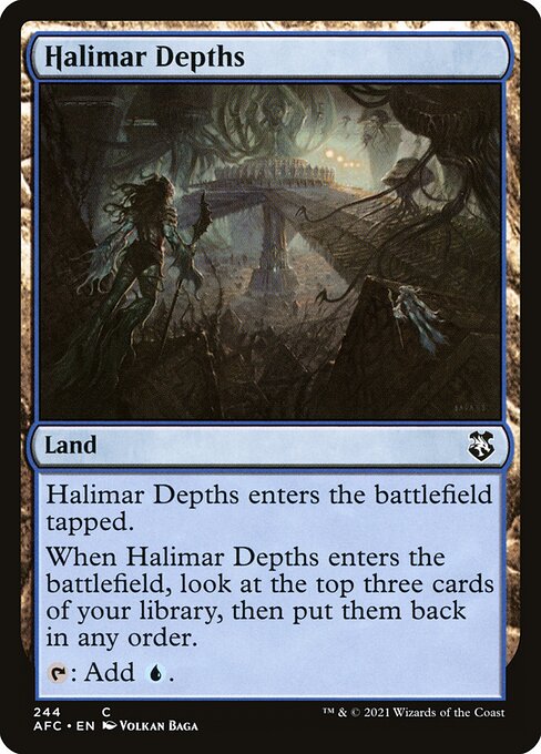 Halimar Depths (244) [Forgotten Realms Commander]
