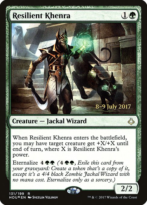 Resilient Khenra (131s) [Hour of Devastation Promos]