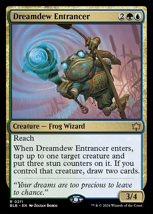 Dreamdew Entrancer (211p) [Bloomburrow Promos]