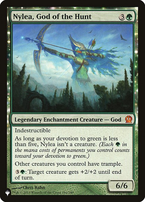 Nylea, God of the Hunt (THS-166) [The List]