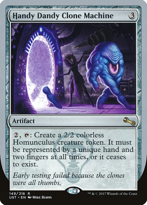 Handy Dandy Clone Machine (149) [Unstable]