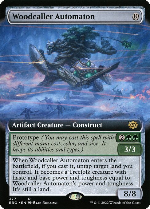 Woodcaller Automaton (377) [The Brothers' War] [Extended Art]