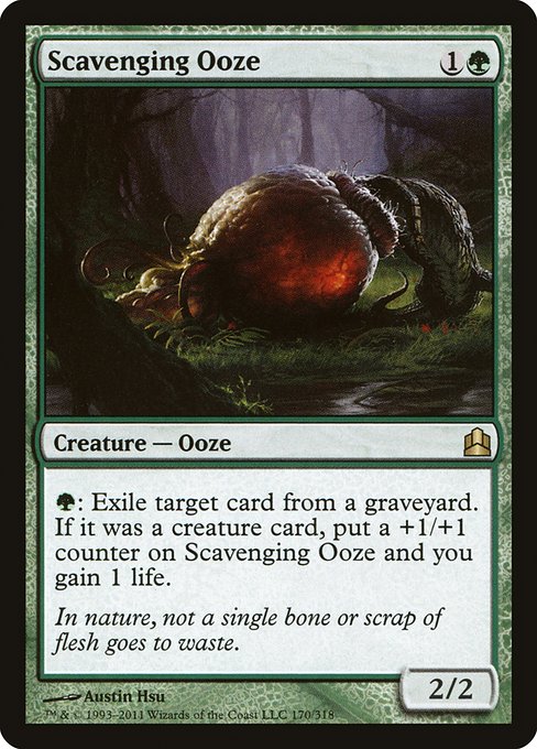 Scavenging Ooze (170) [Commander 2011]