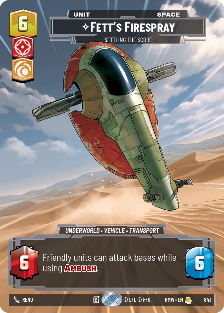 Fett's Firespray - Settling the Score (Prestige) (843) [Homeworlds]