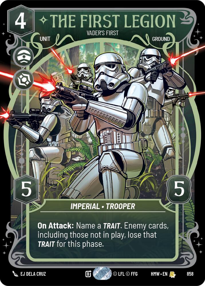 The First Legion - Vader's Fist (Prestige Foil) (858) [Homeworlds]
