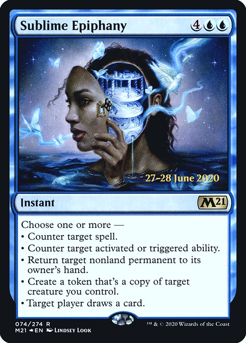 Sublime Epiphany (74s) [Core Set 2021 Promos]