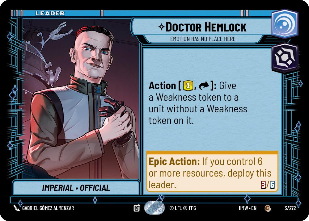 Doctor Hemlock - Emotion Has No Place Here (3/272) [Homeworlds]