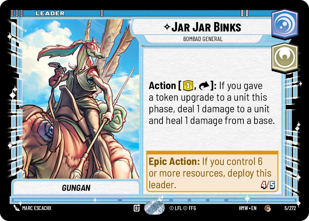 Jar Jar Binks - Bombad General (5/272) [Homeworlds]
