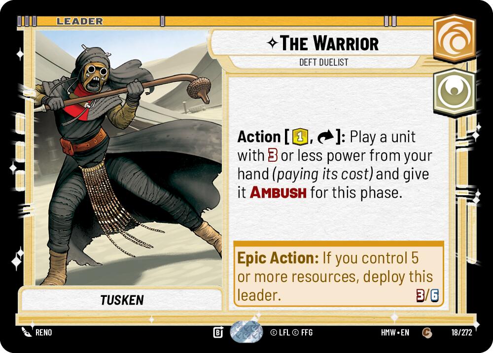 The Warrior - Deft Duelist (18/272) [Homeworlds]