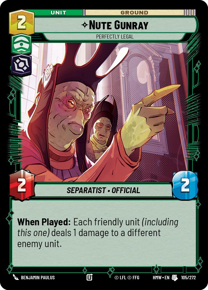 Nute Gunray - Perfectly Legal (105/272) [Homeworlds]