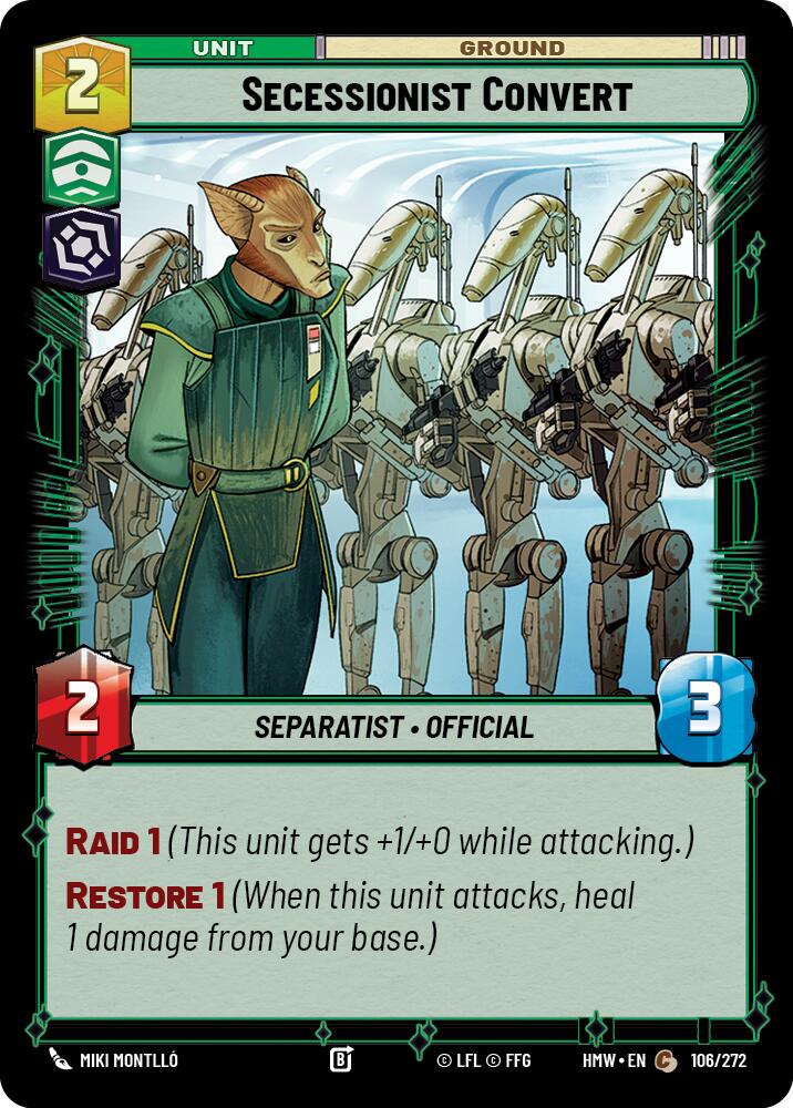 Secessionist Convert (106/272) [Homeworlds]