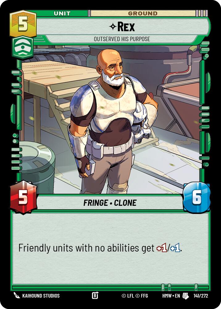 Rex - Outserved His Purpose (141/272) [Homeworlds]