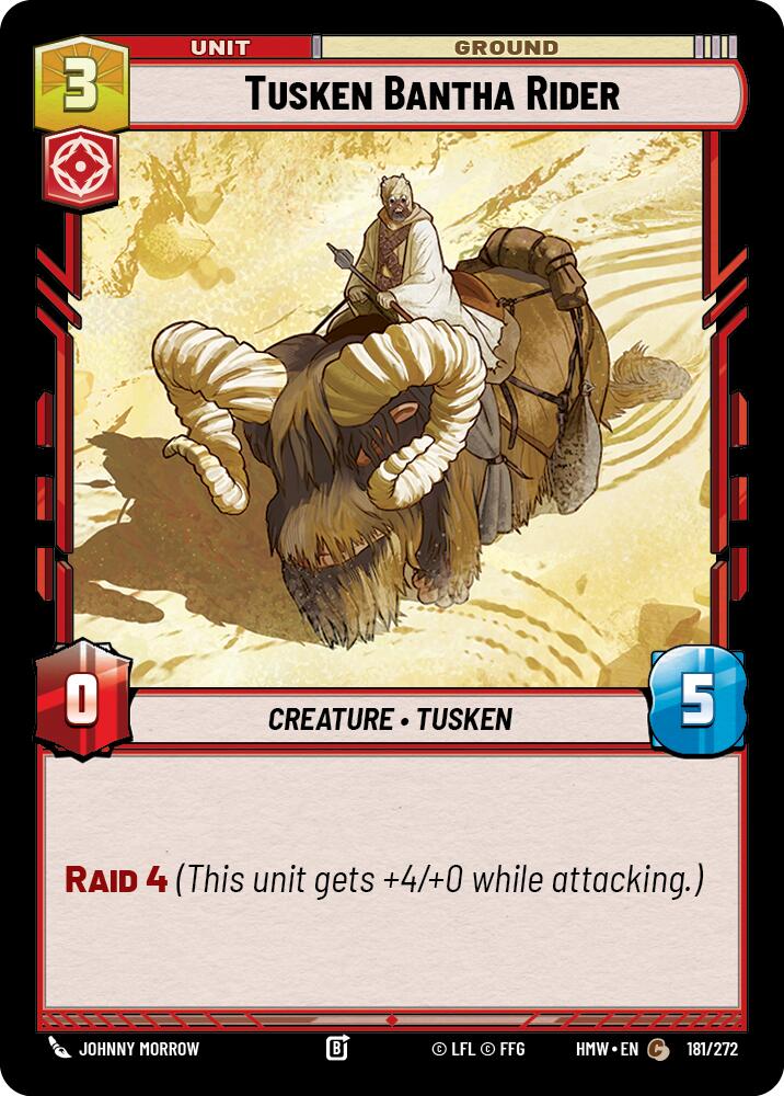 Tusken Bantha Rider (181/272) [Homeworlds]