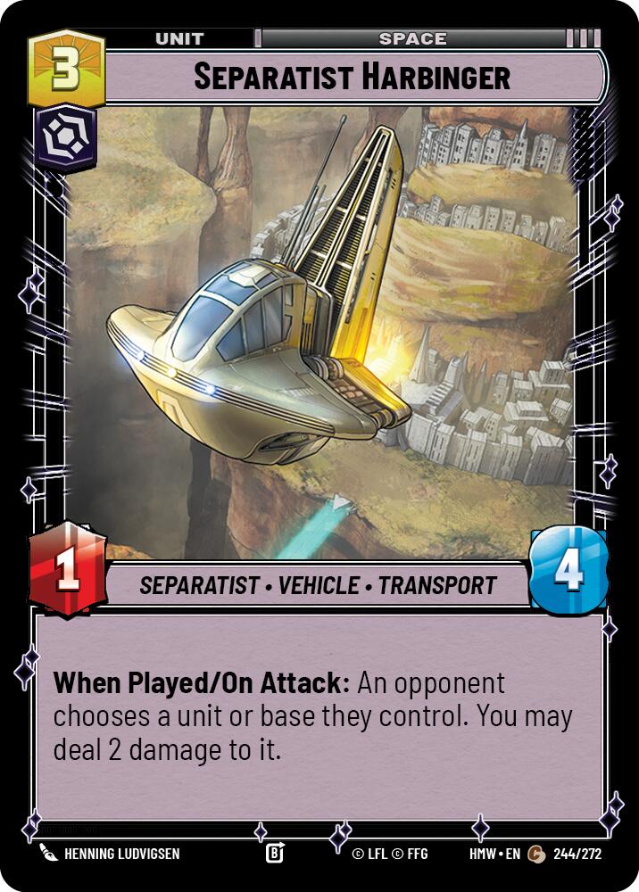 Separatist Harbinger (244/272) [Homeworlds]