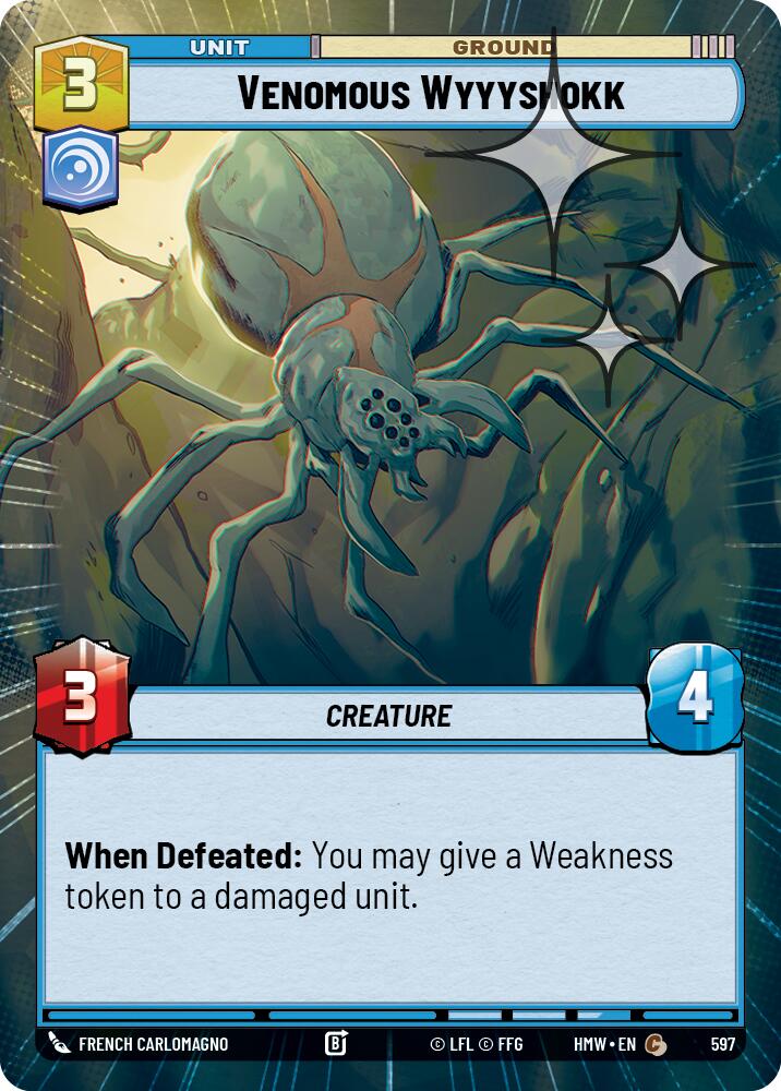 Venomous Wyyyshokk (Hyperspace Foil) (597) [Homeworlds]