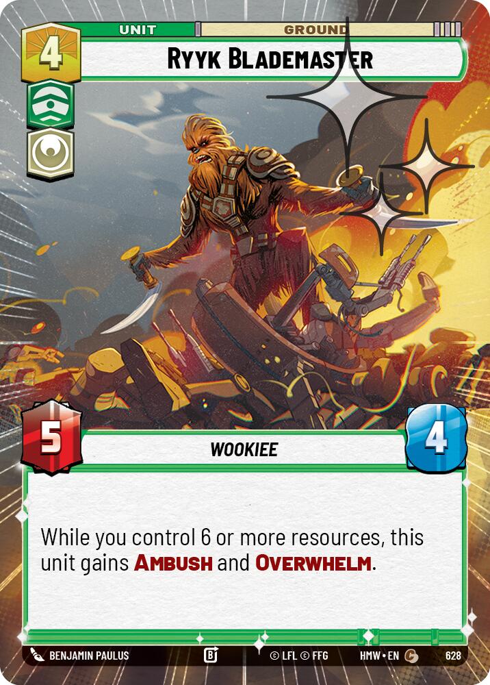 Ryyk Blademaster (Hyperspace Foil) (628) [Homeworlds]