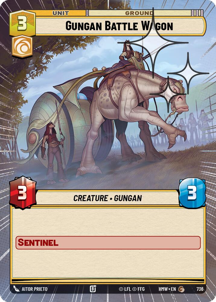 Gungan Battle Wagon (Hyperspace Foil) (736) [Homeworlds]