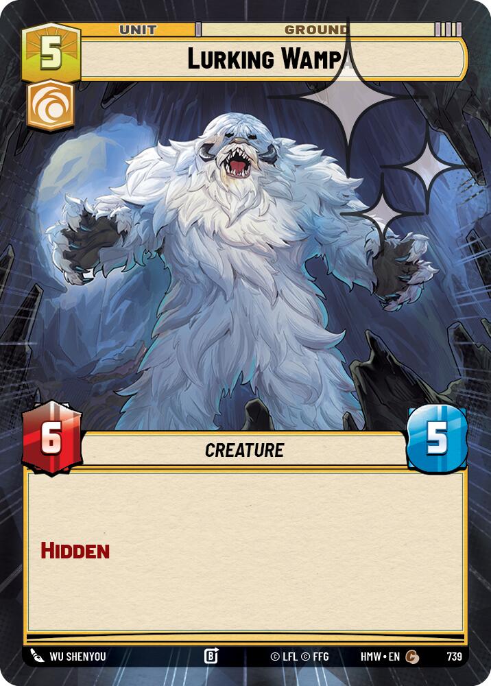 Lurking Wampa (Hyperspace Foil) (739) [Homeworlds]