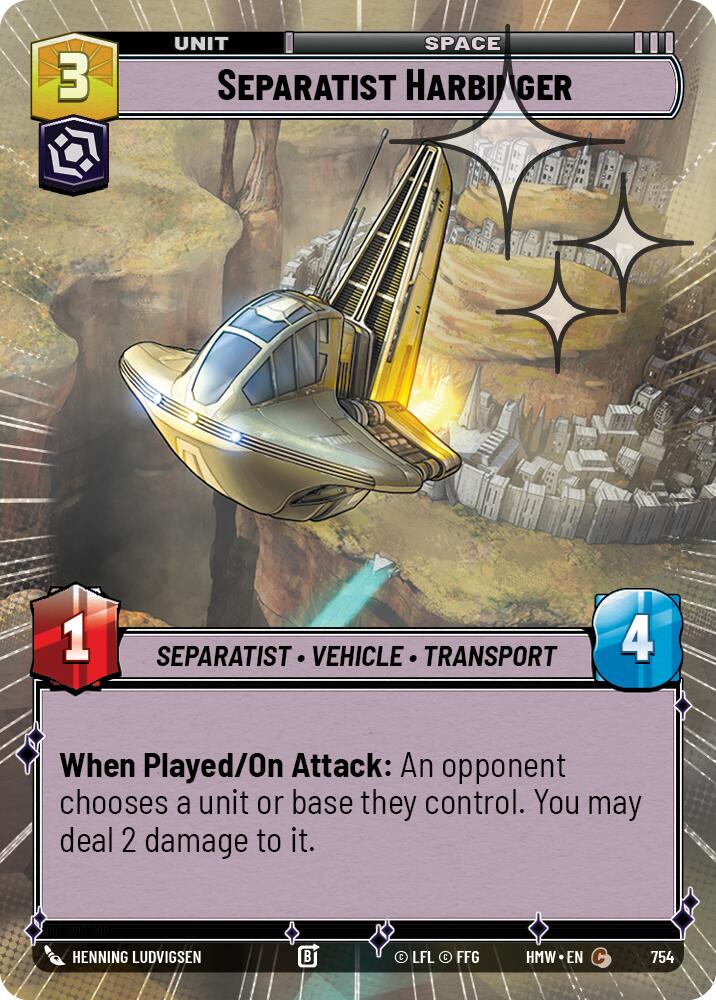 Separatist Harbinger (Hyperspace Foil) (754) [Homeworlds]