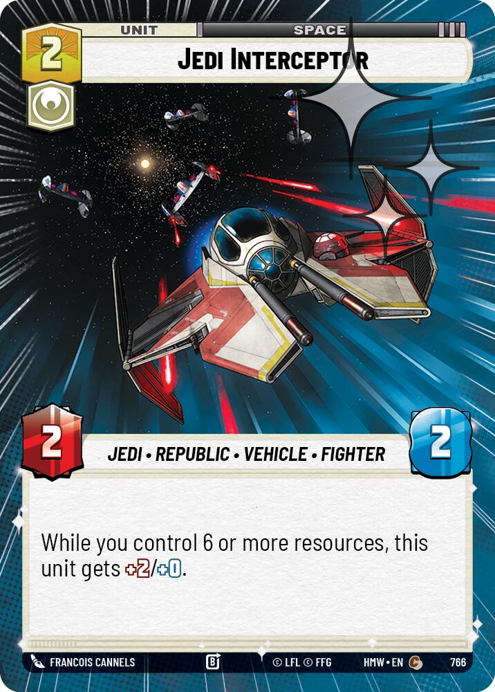 Jedi Interceptor (Hyperspace Foil) (766) [Homeworlds]