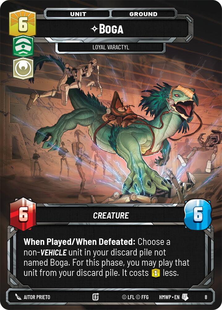 Boga - Loyal Varactyl (8) [Homeworlds: Weekly Play Promos]