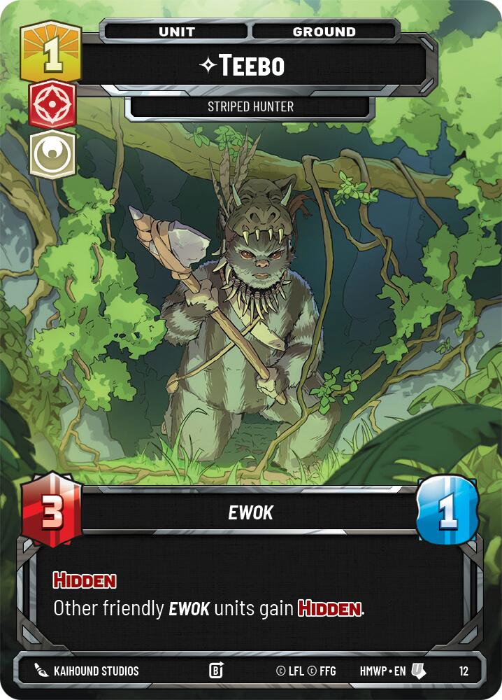 Teebo - Striped Hunter (12) [Homeworlds: Weekly Play Promos]