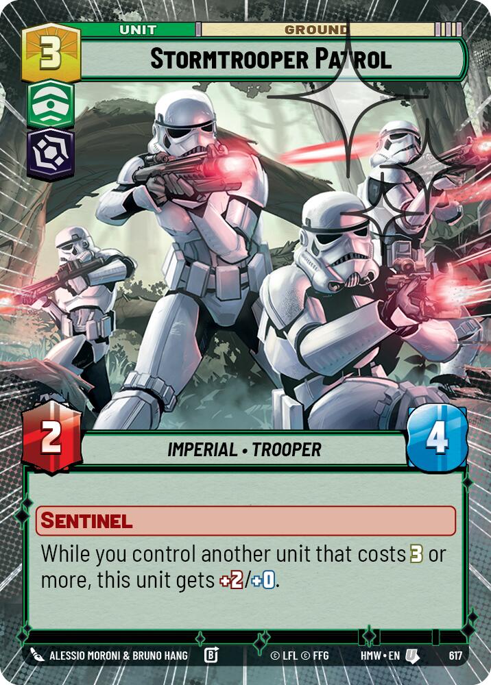 Stormtrooper Patrol (Hyperspace Foil) (617) [Homeworlds]