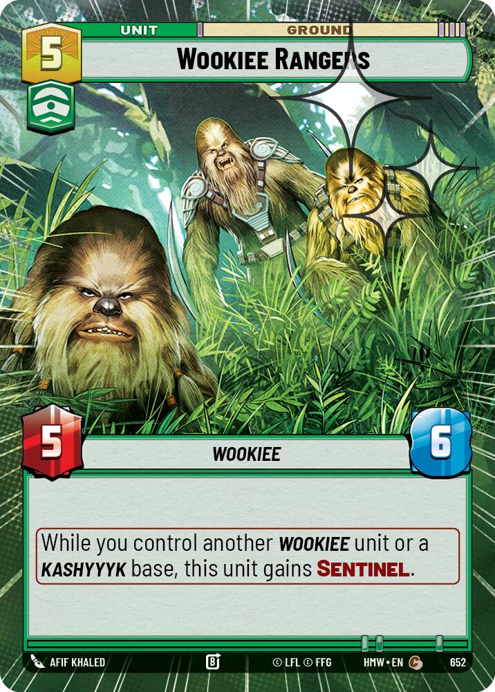 Wookiee Rangers (Hyperspace Foil) (652) [Homeworlds]