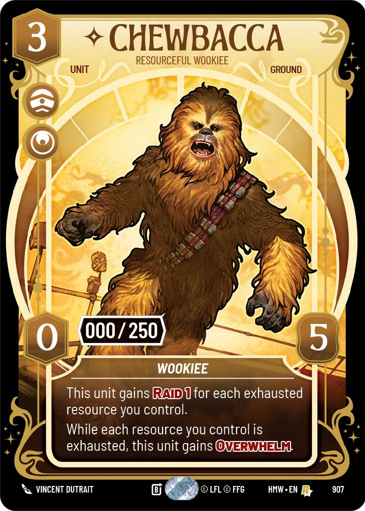 Chewbacca - Resourceful Wookiee (Serialized) (907) [Homeworlds]