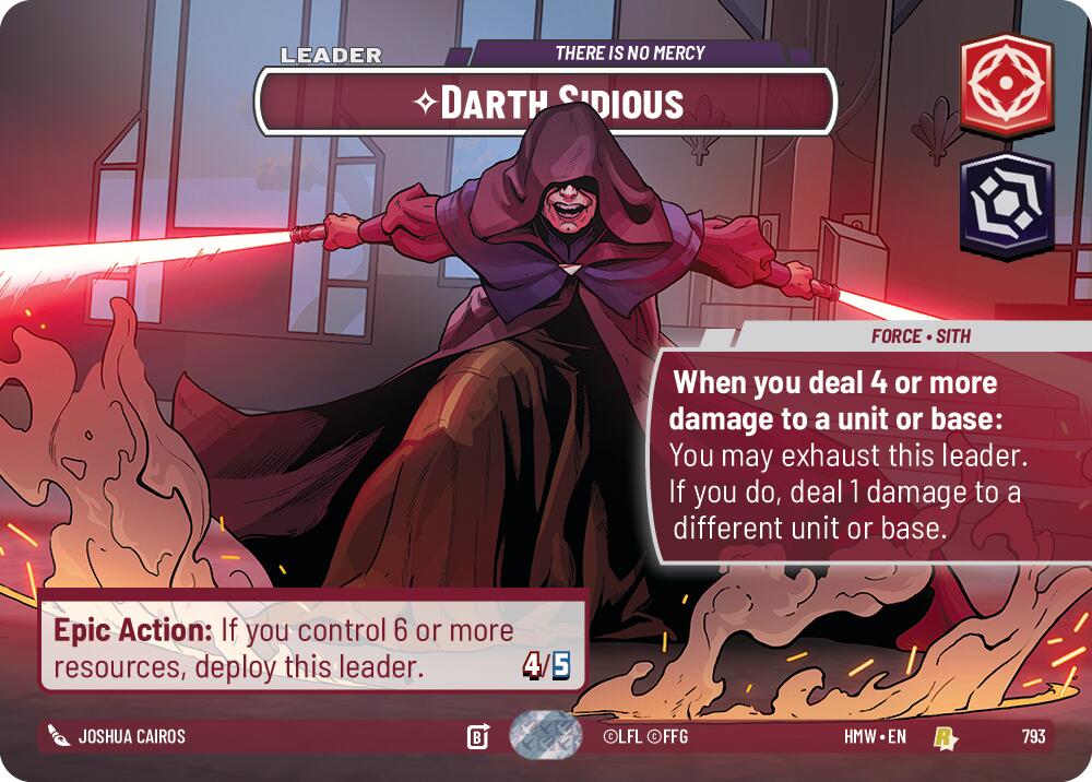 Darth Sidious - There Is No Mercy (Showcase) (793) [Homeworlds]