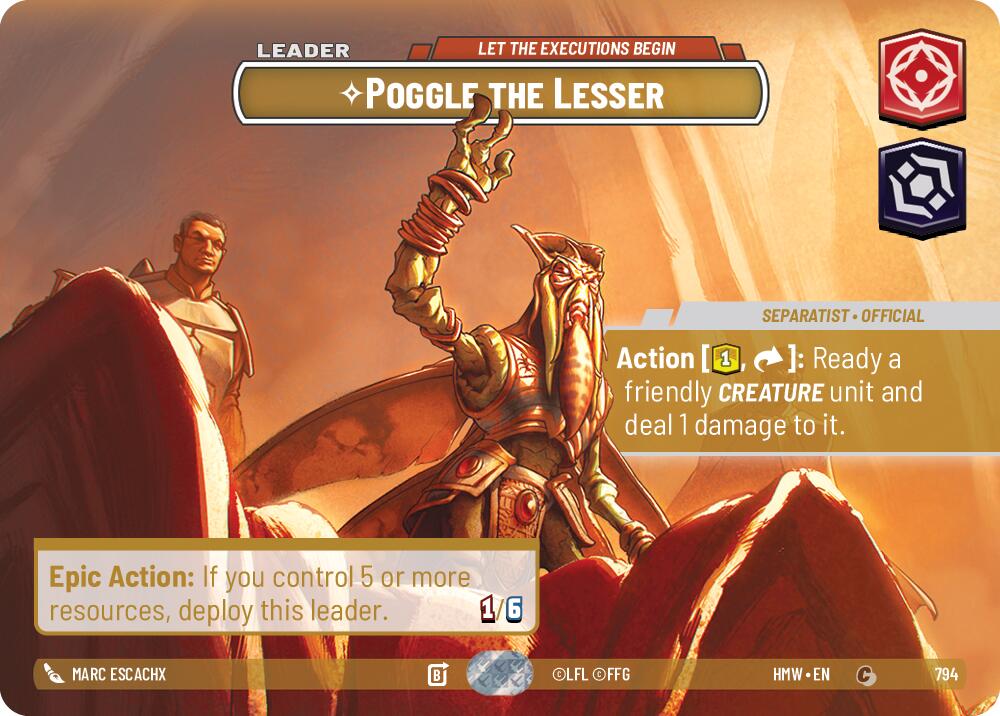 Poggle the Lesser - Let the Executions Begin (Showcase) (794) [Homeworlds]