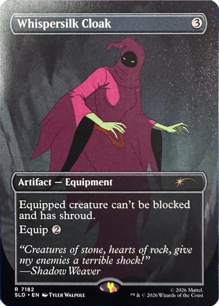 Whispersilk Cloak (7182) [Secret Lair Drop]