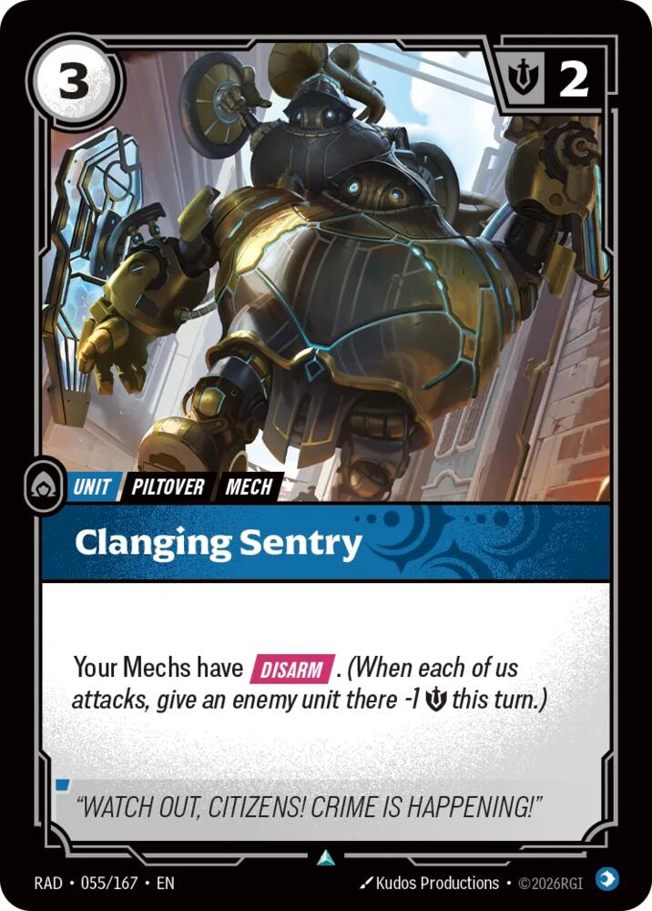 Clanging Sentry (055/167) [Radiance]