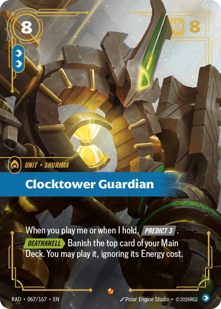 Clocktower Guardian (067/167) [Radiance]