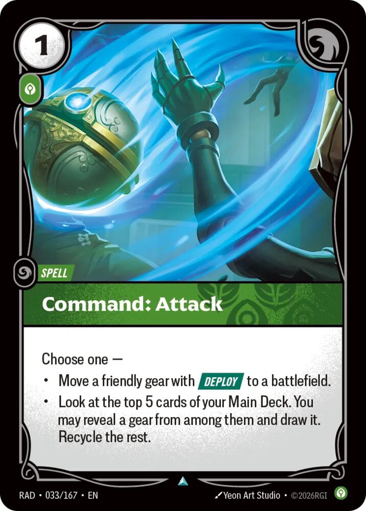 Command: Attack (033/167) [Radiance]