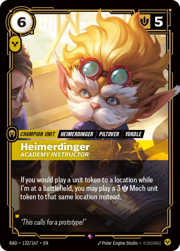 Heimerdinger, Academy Instructor (132/167) [Radiance]