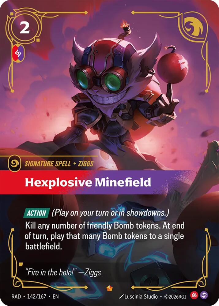 Hexplosive Minefield (142/167) [Radiance]