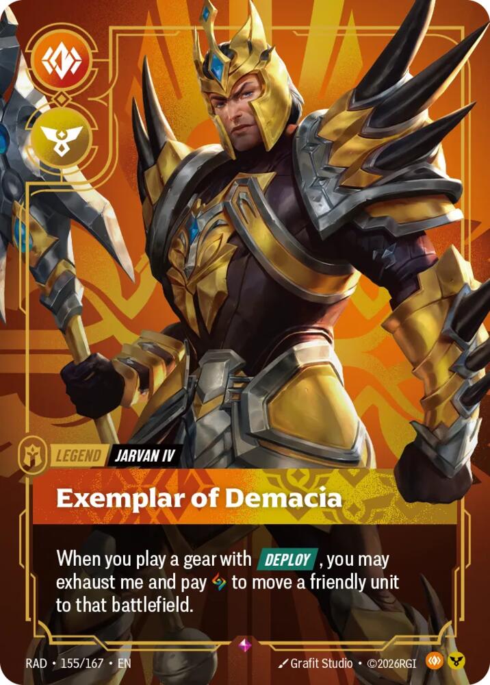 Jarvan IV, Exemplar of Demacia (155/167) [Radiance]